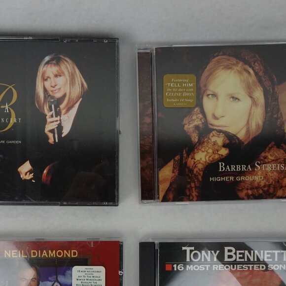Lot Of 4 Music Cds Mixed Bundle Easy Listening Streisand Bennett Neil Diamond - Picture 2 of 16